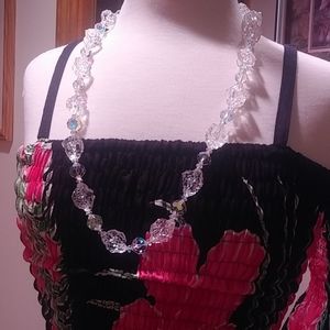 Ice rock candy necklace